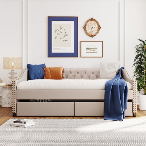 Practical upholstered daybed - practical,