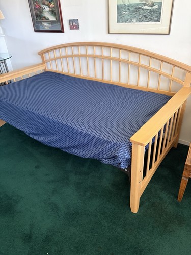 Wooden daybed in length - wooden,