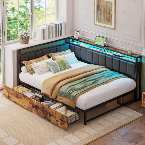 Likimio corner bed - frame, full