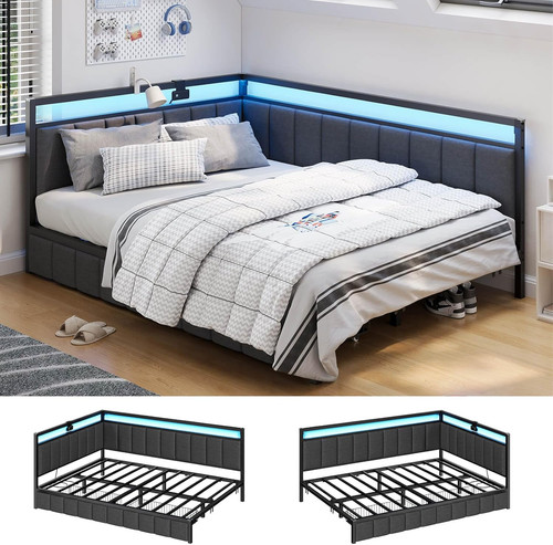 Hasuit corner bed frame - corner, with